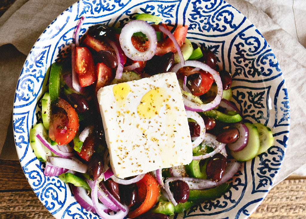 100% greek horiatiki salad